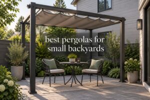 best pergolas for small backyards