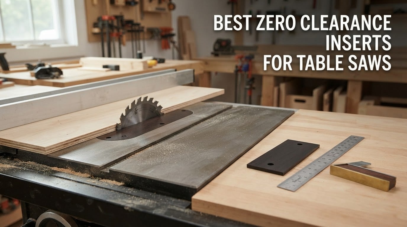 best zero clearance inserts for table saws