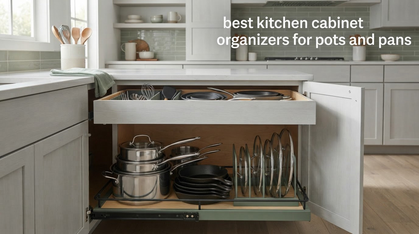 best kitchen cabinet organizers for pots and pans