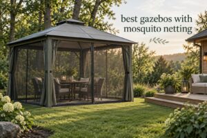 best gazebos with mosquito netting