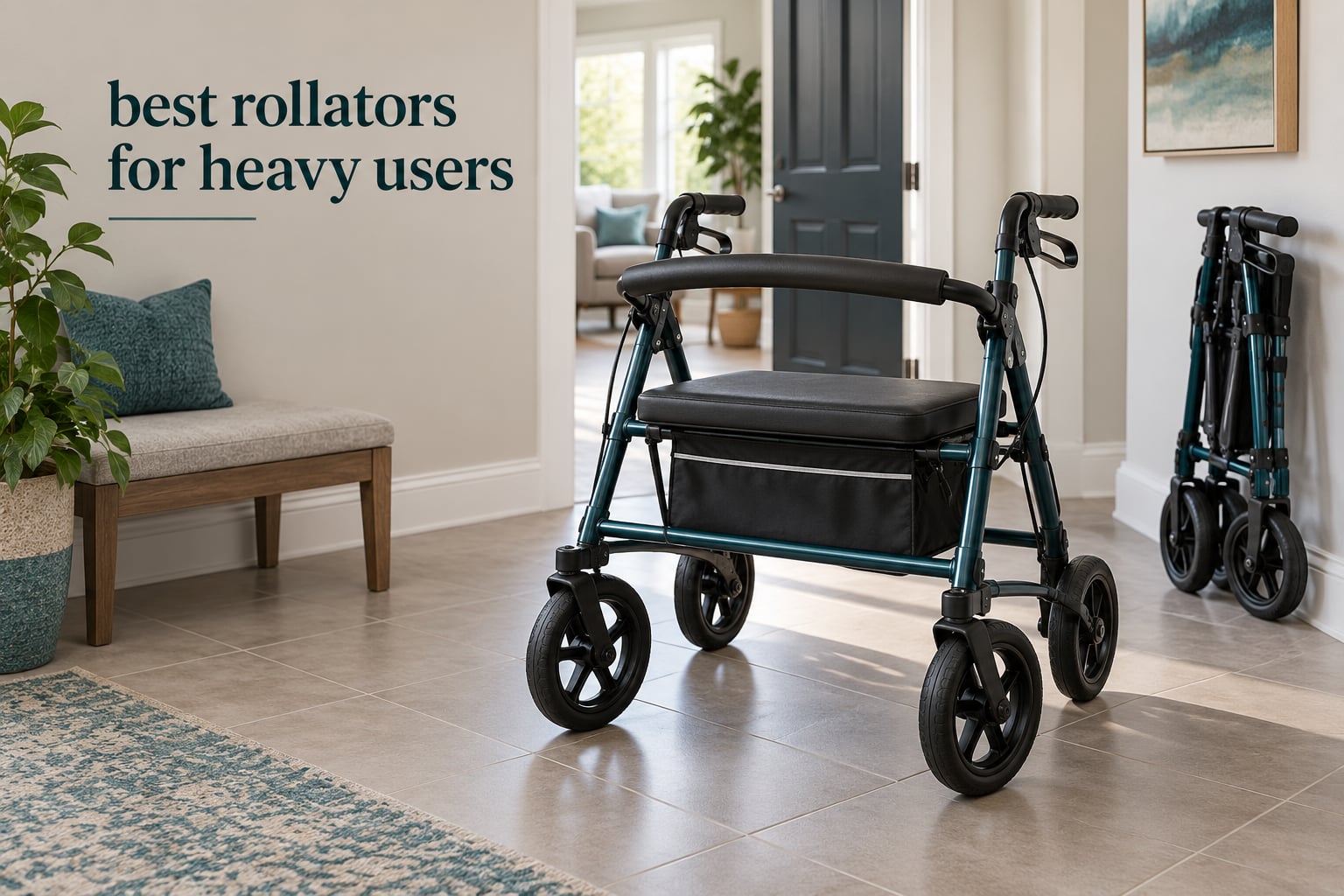 best rollators for heavy users