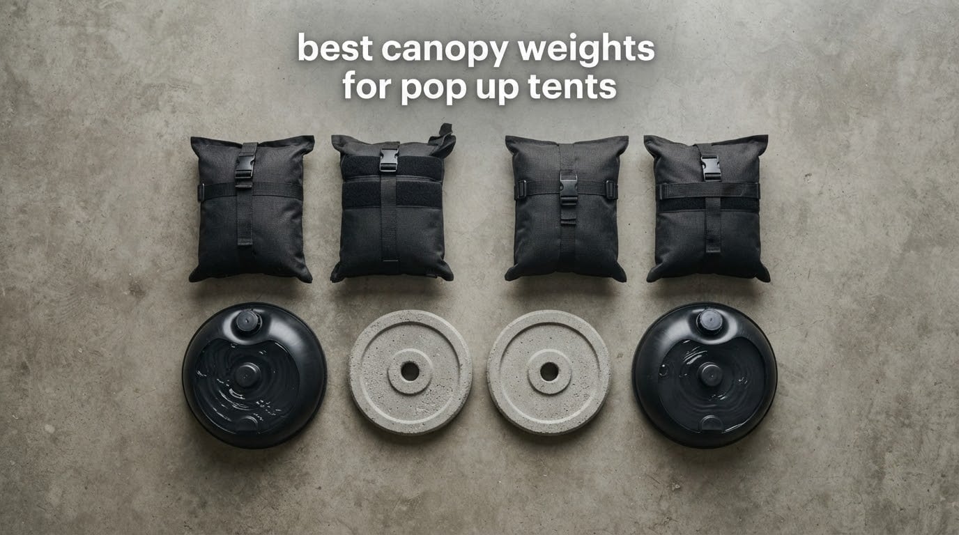 best canopy weights for pop up tents