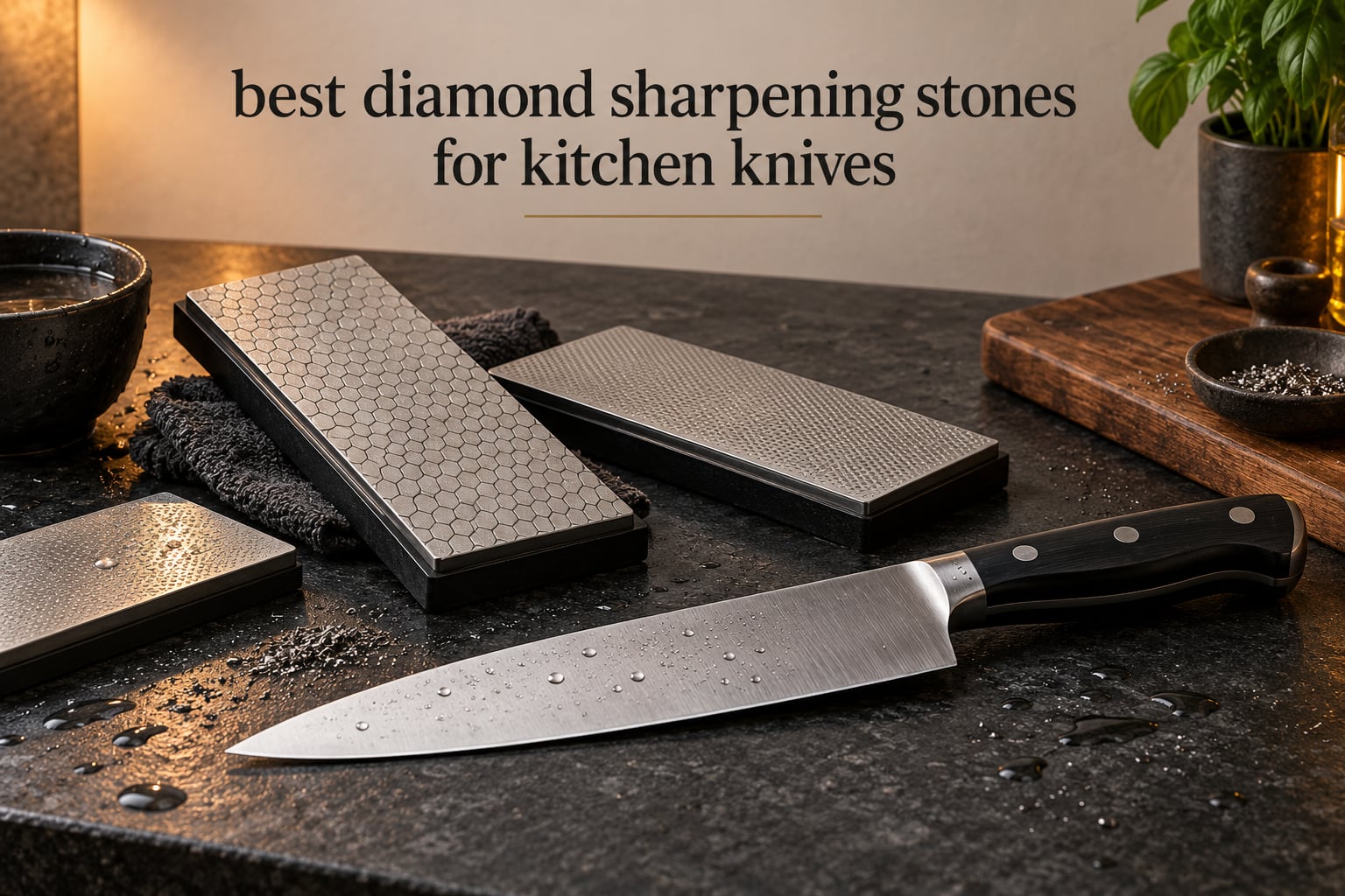 best diamond sharpening stones for kitchen knives