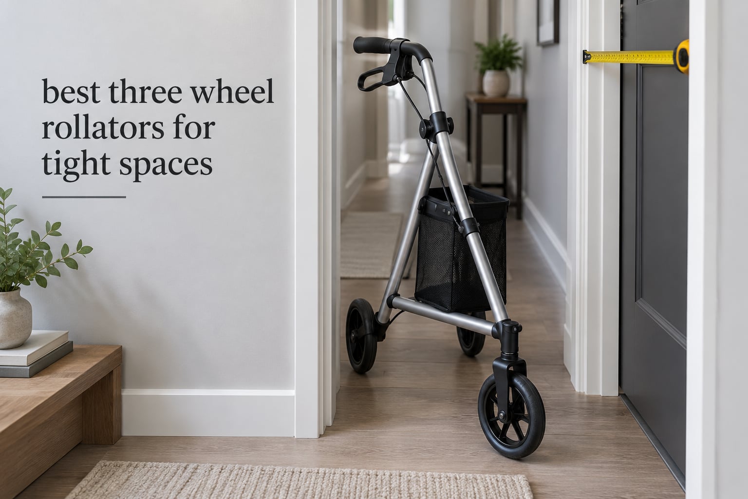 best three wheel rollators for tight spaces