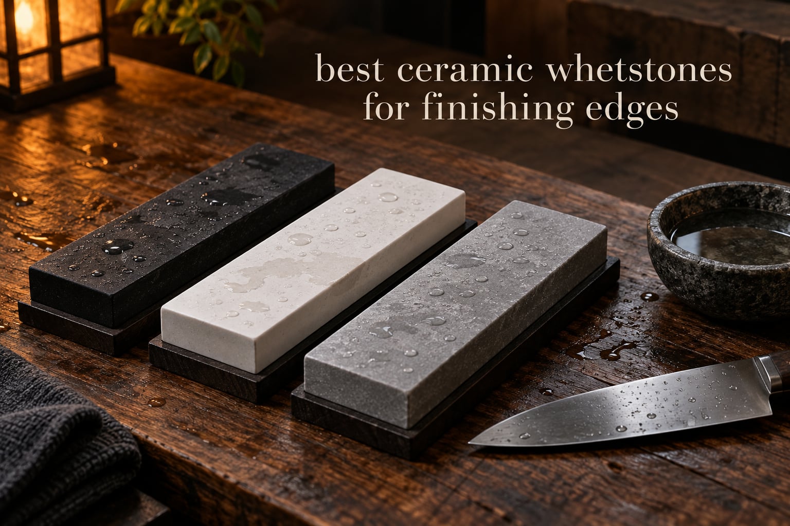 best ceramic whetstones for finishing edges