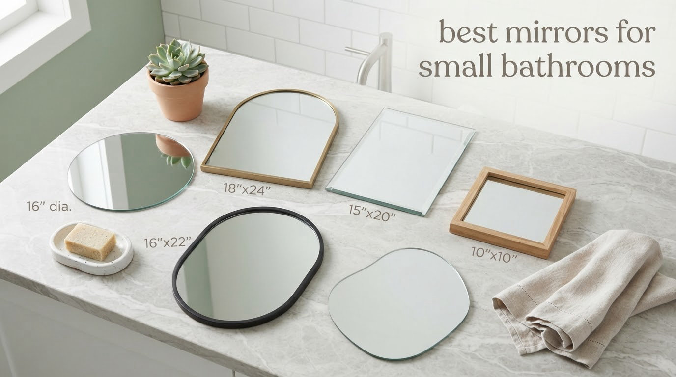 best mirrors for small bathrooms