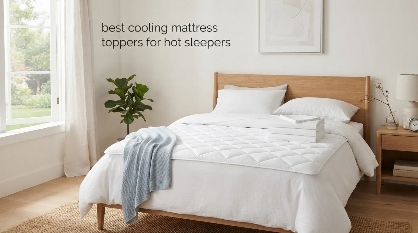 best cooling mattress toppers for hot sleepers