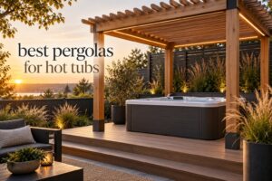 best pergolas for hot tubs