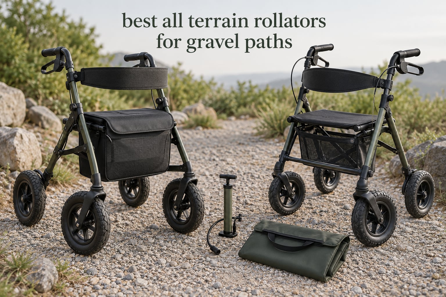 best all terrain rollators for gravel paths