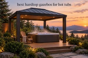 best hardtop gazebos for hot tubs