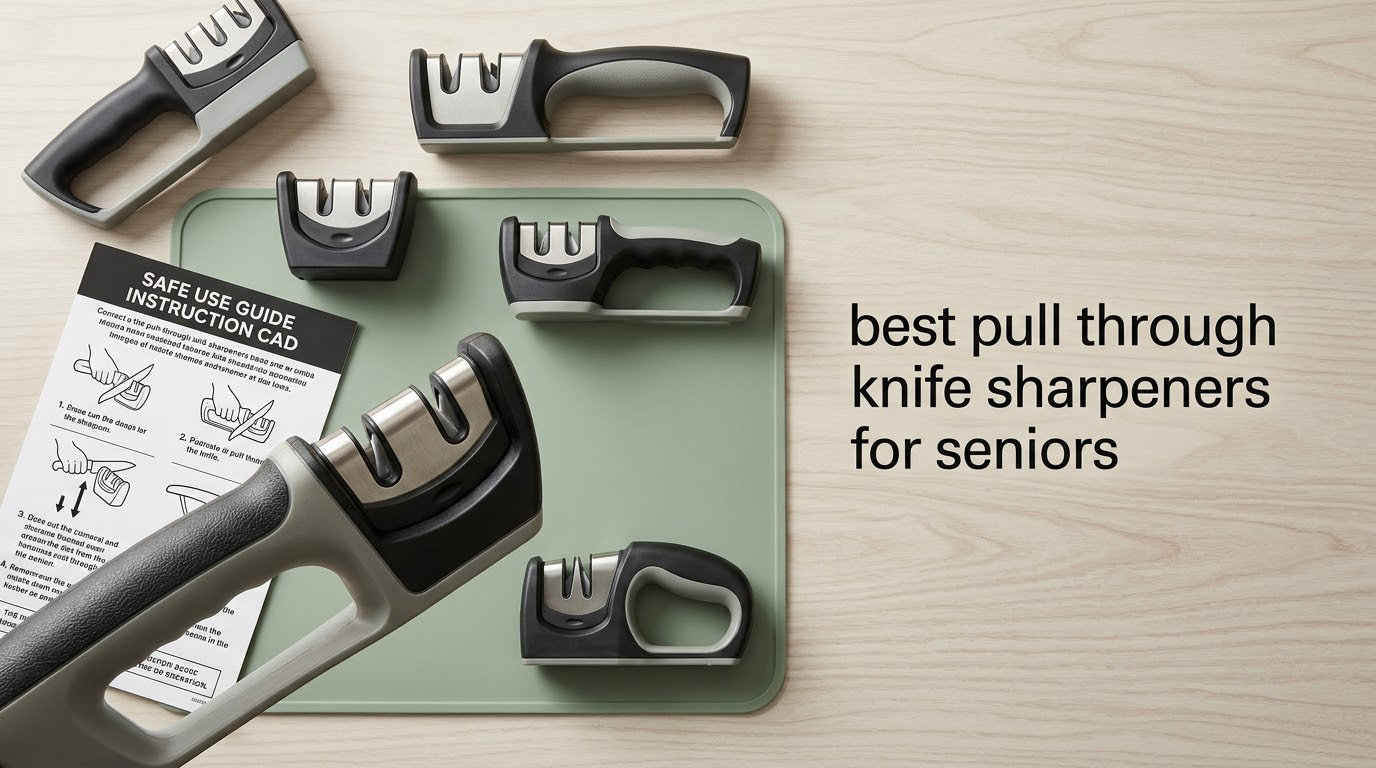 best pull through knife sharpeners for seniors