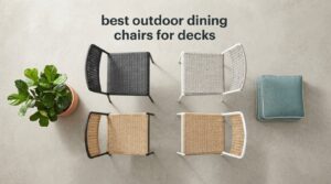 best outdoor dining chairs for decks