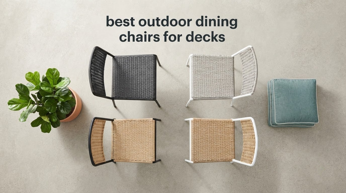 best outdoor dining chairs for decks