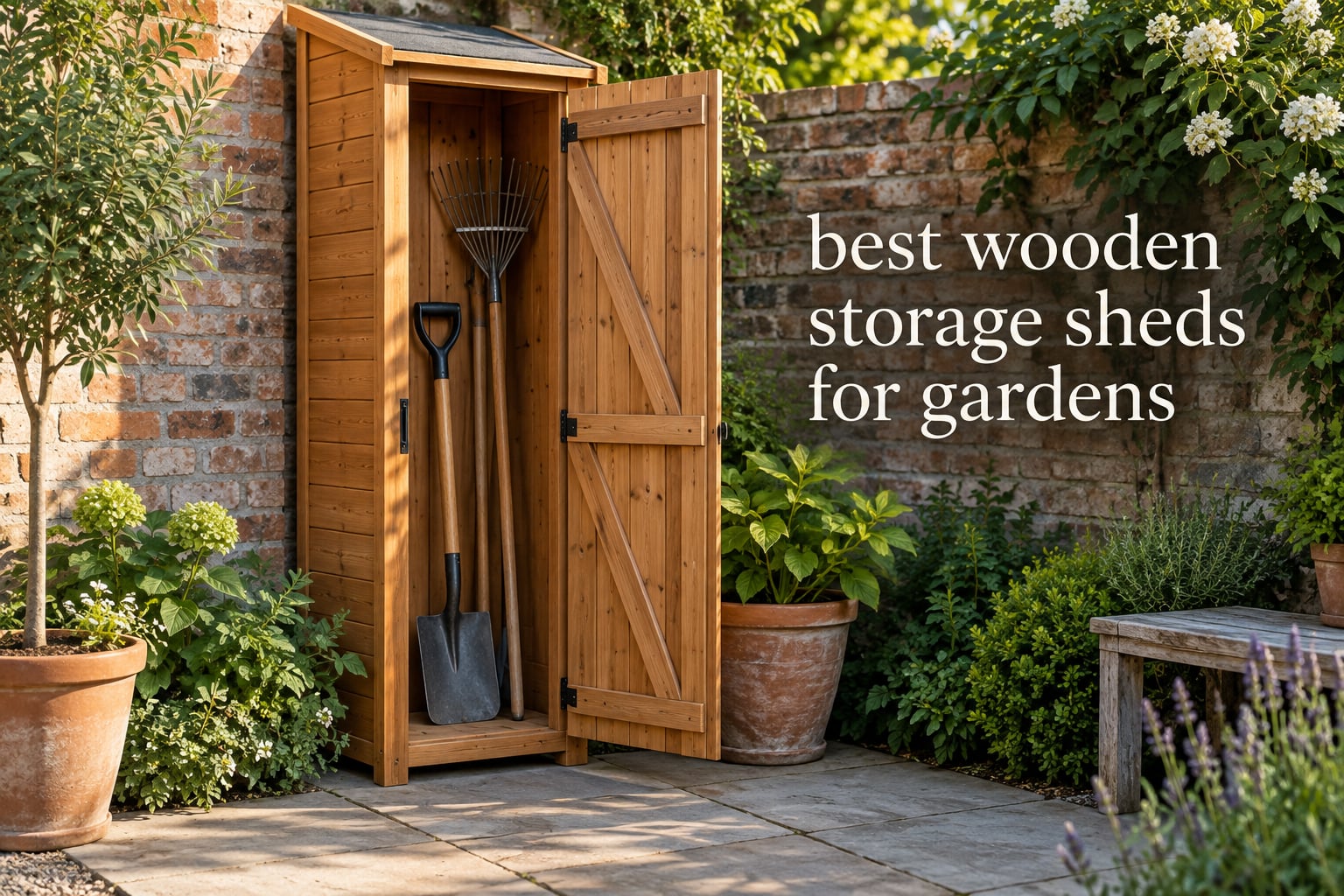 best wooden storage sheds for gardens