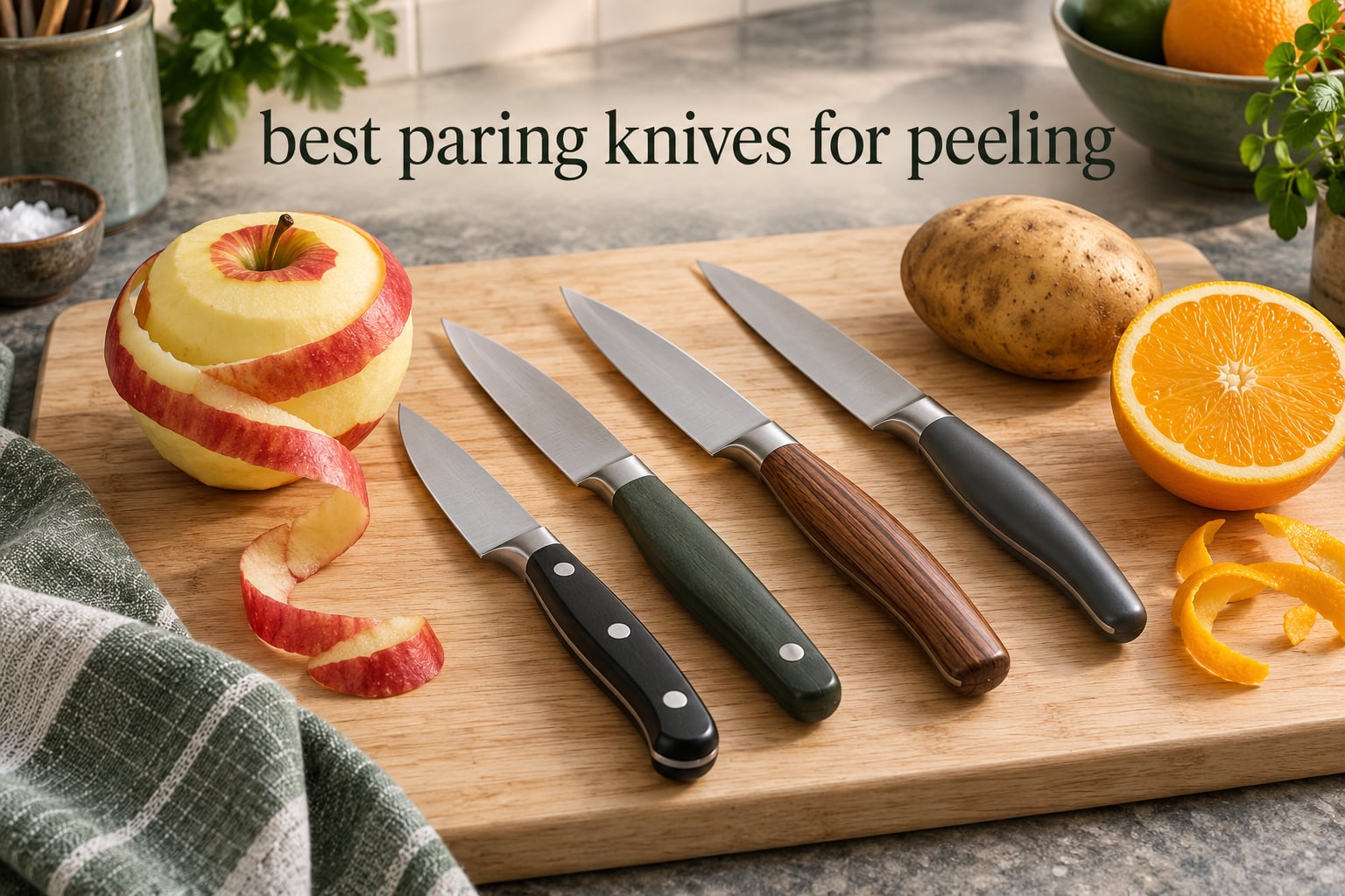 best paring knives for peeling
