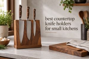 best countertop knife holders for small kitchens