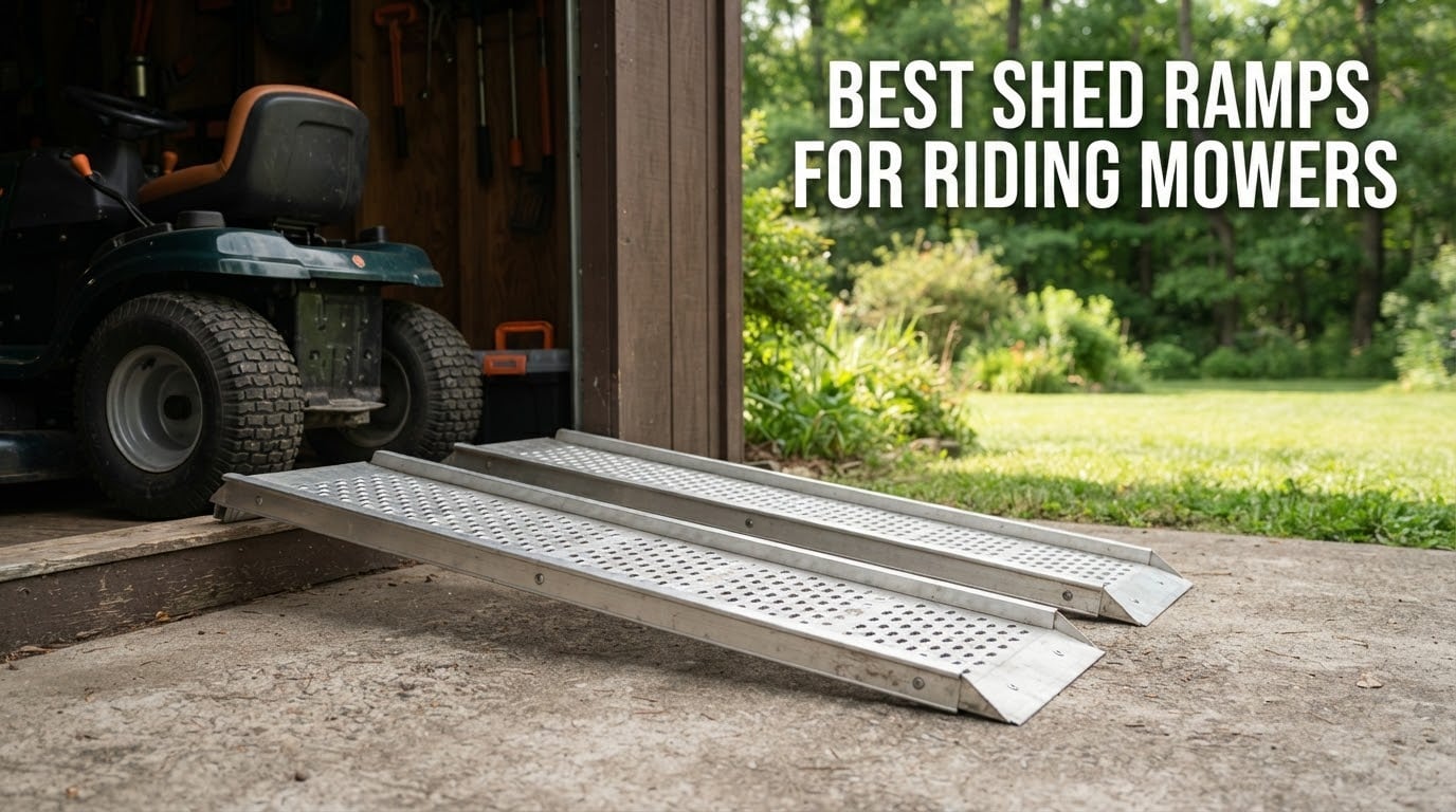 best shed ramps for riding mowers