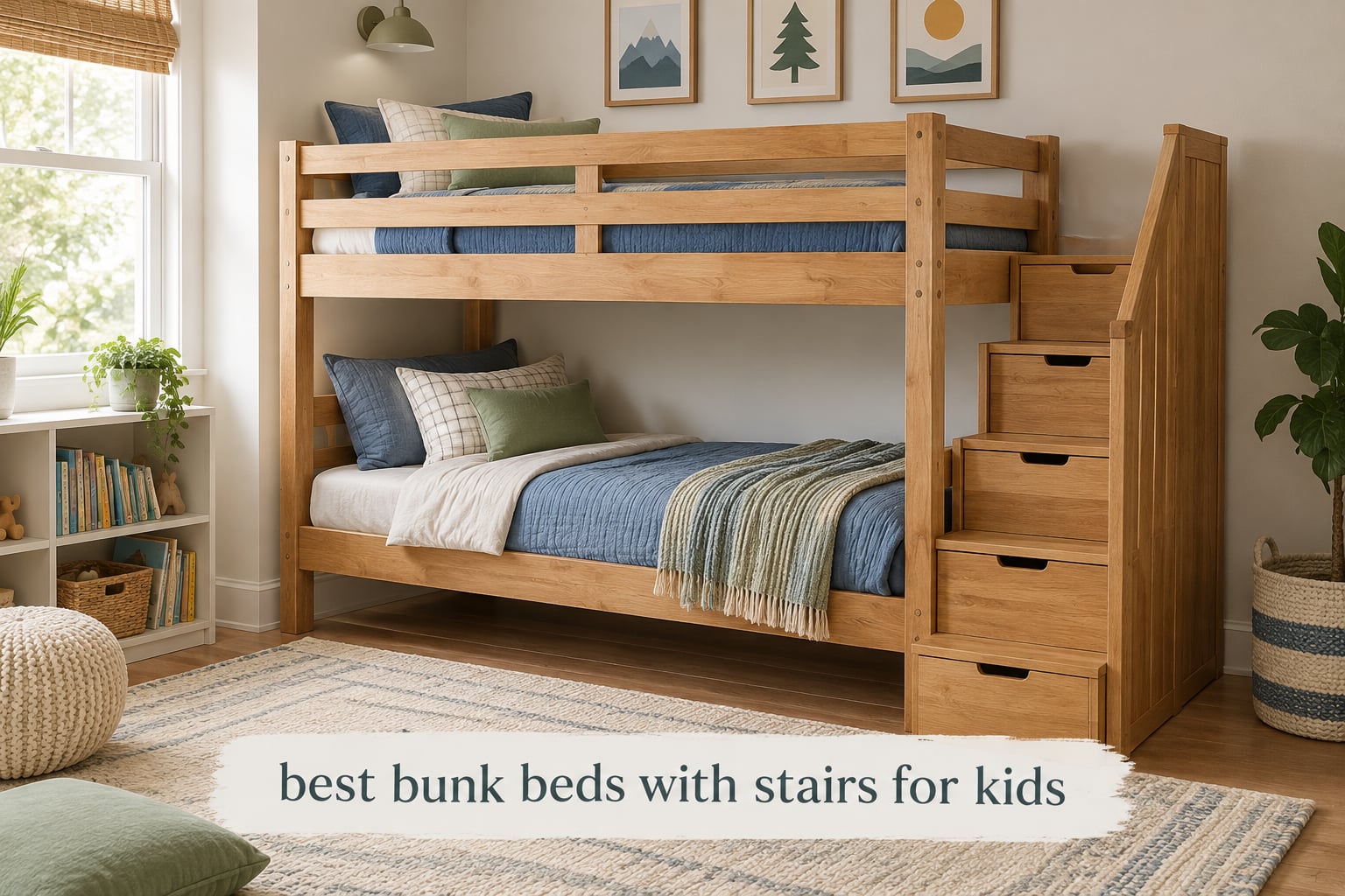 best bunk beds with stairs for kids