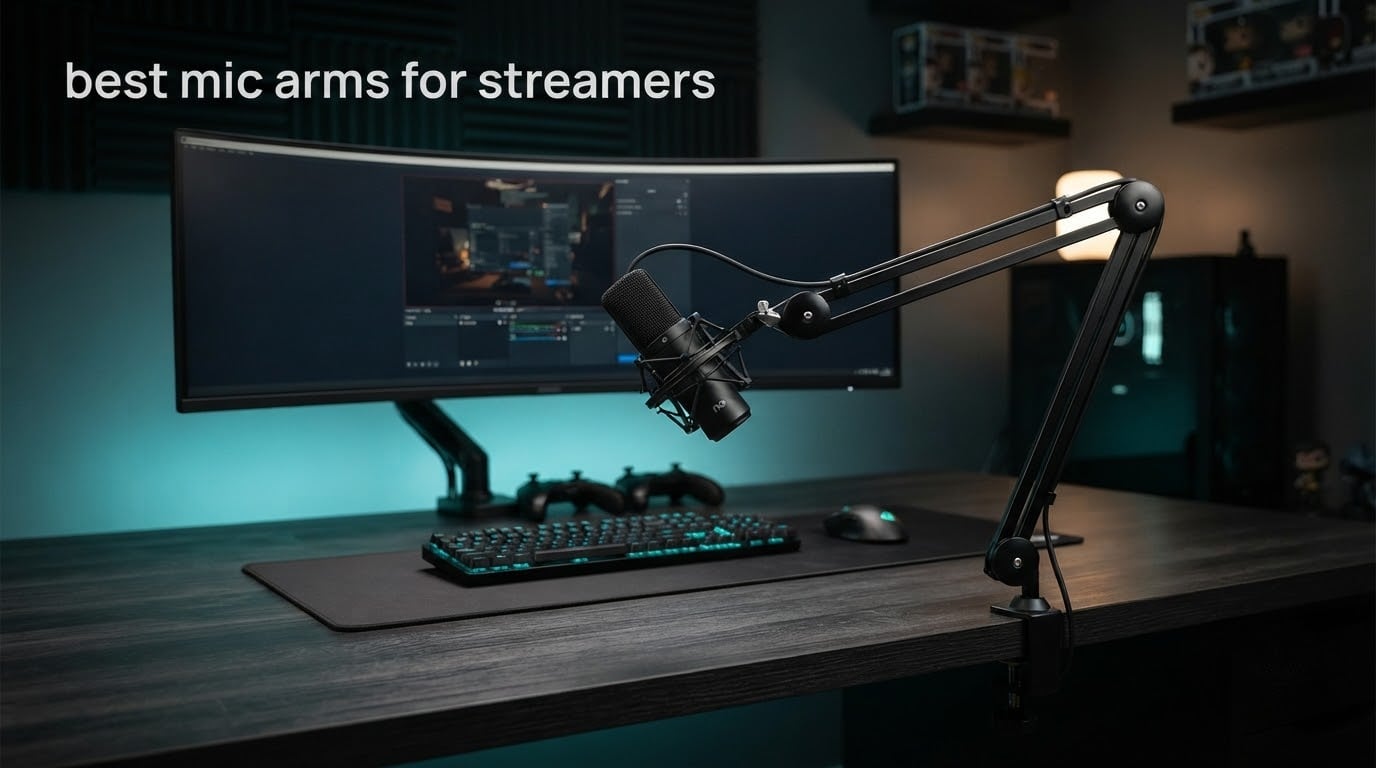 best mic arms for streamers