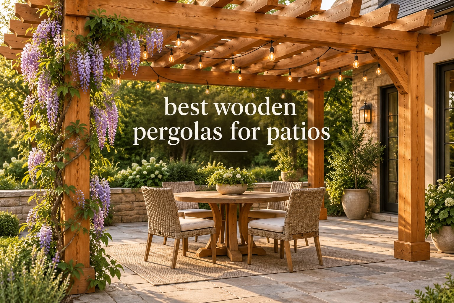 best wooden pergolas for patios