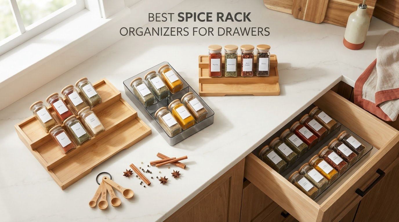 best spice rack organizers for drawers