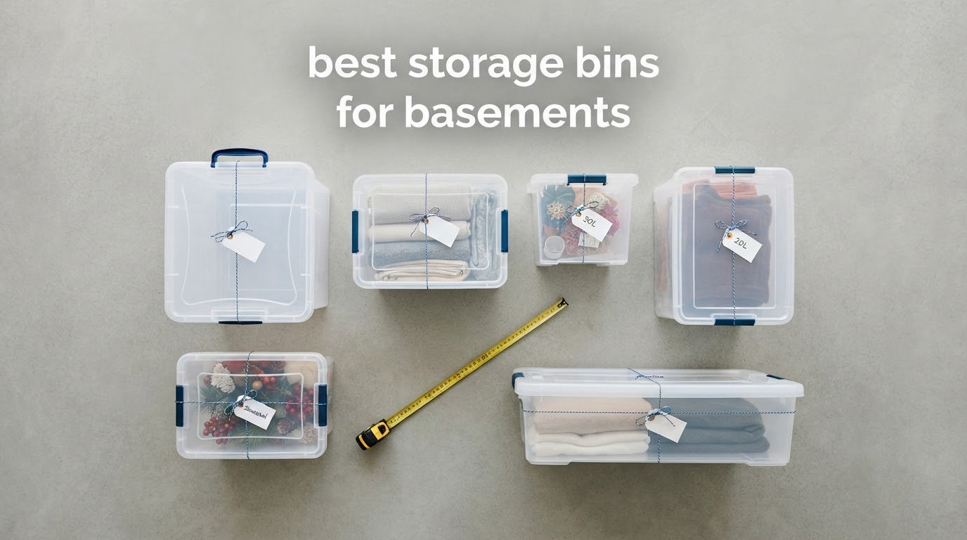 best storage bins for basements